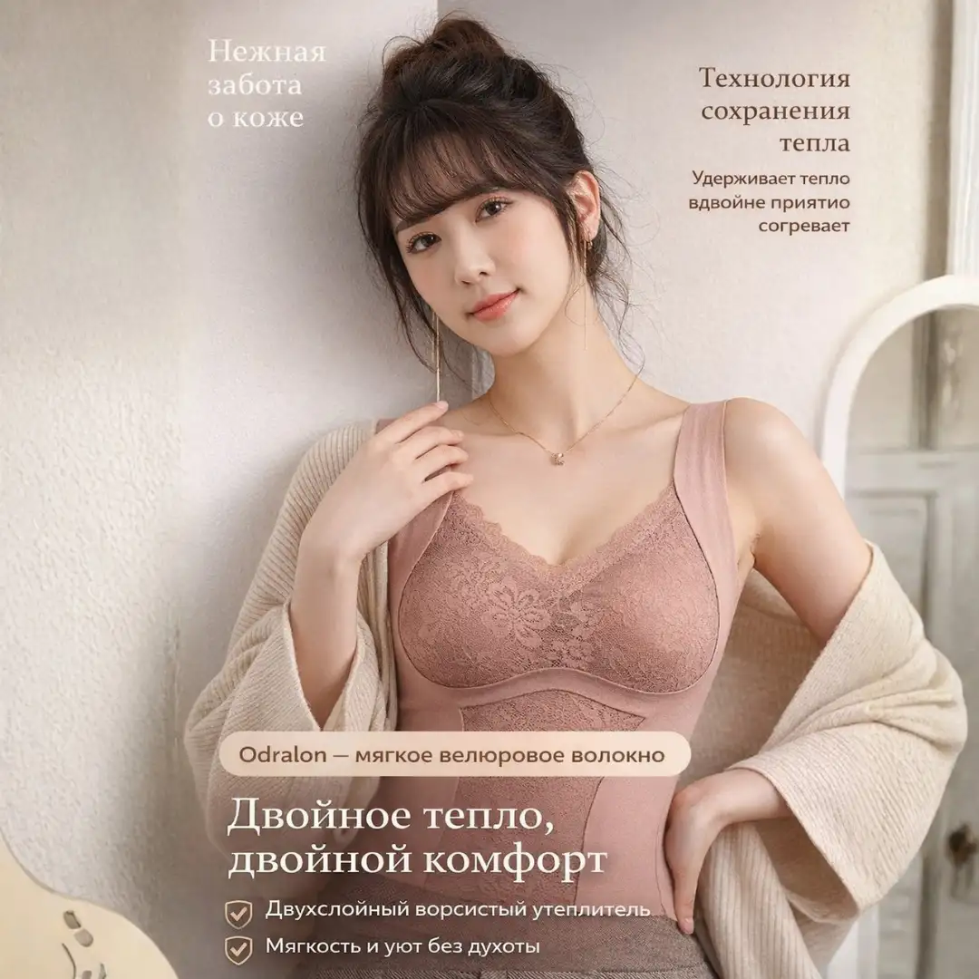 Блуза-майка с кружевом — комфорт и женственность!
