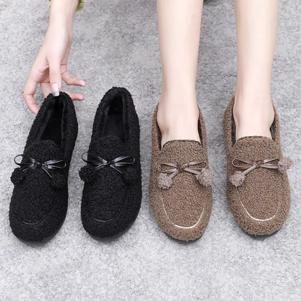 Теплые домашние тапочки Fluffy comfort