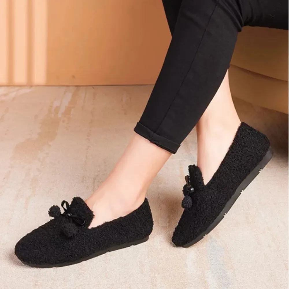 Теплые домашние тапочки Fluffy comfort