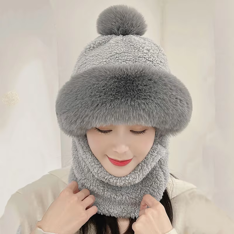 Зимняя шапка 2 в 1