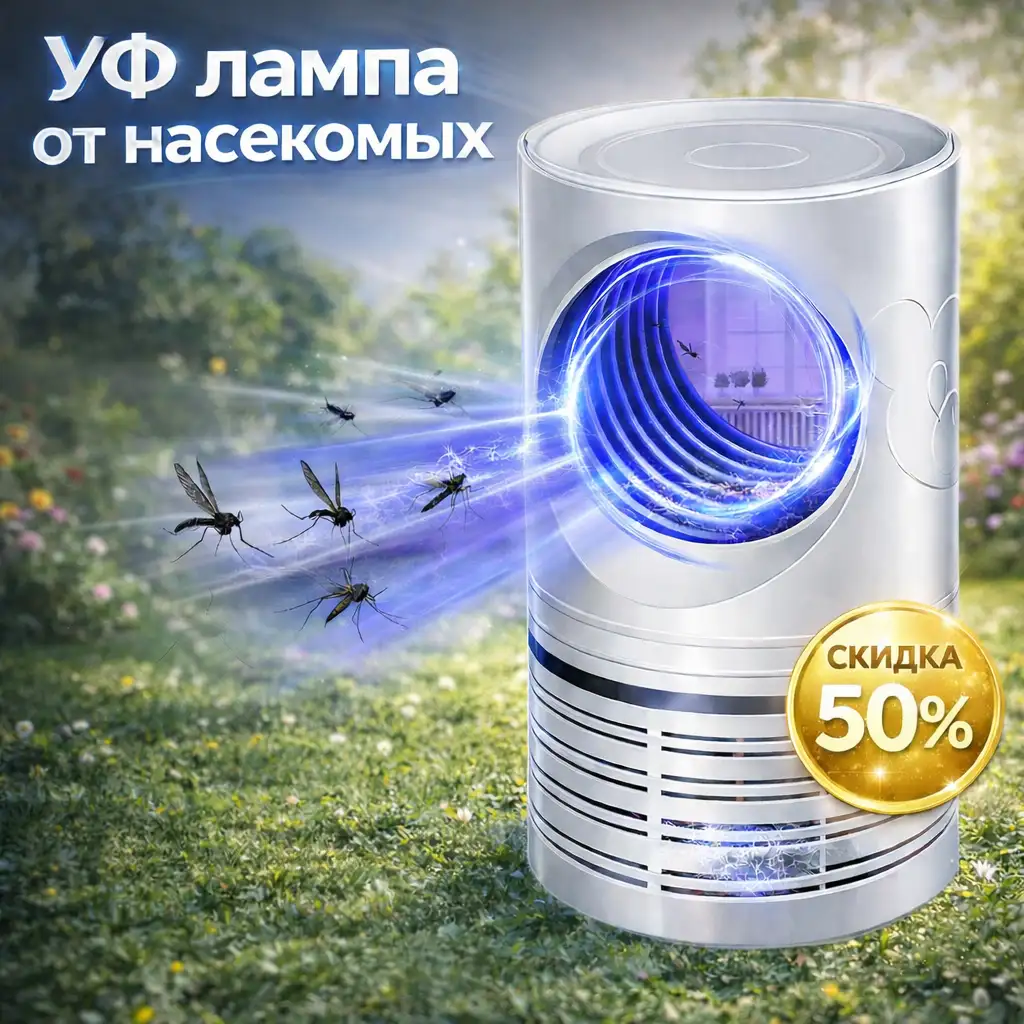 УФ лампа от насекомых