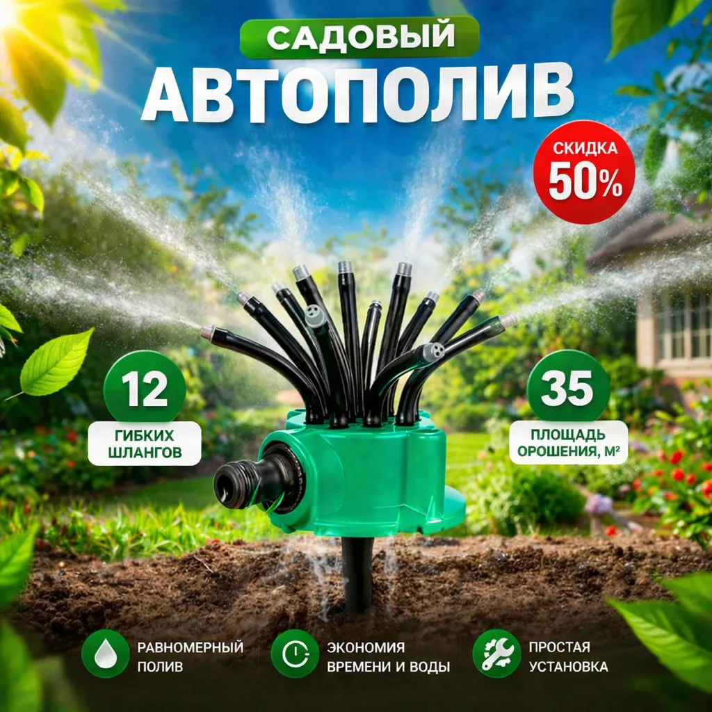 Система садового автополива