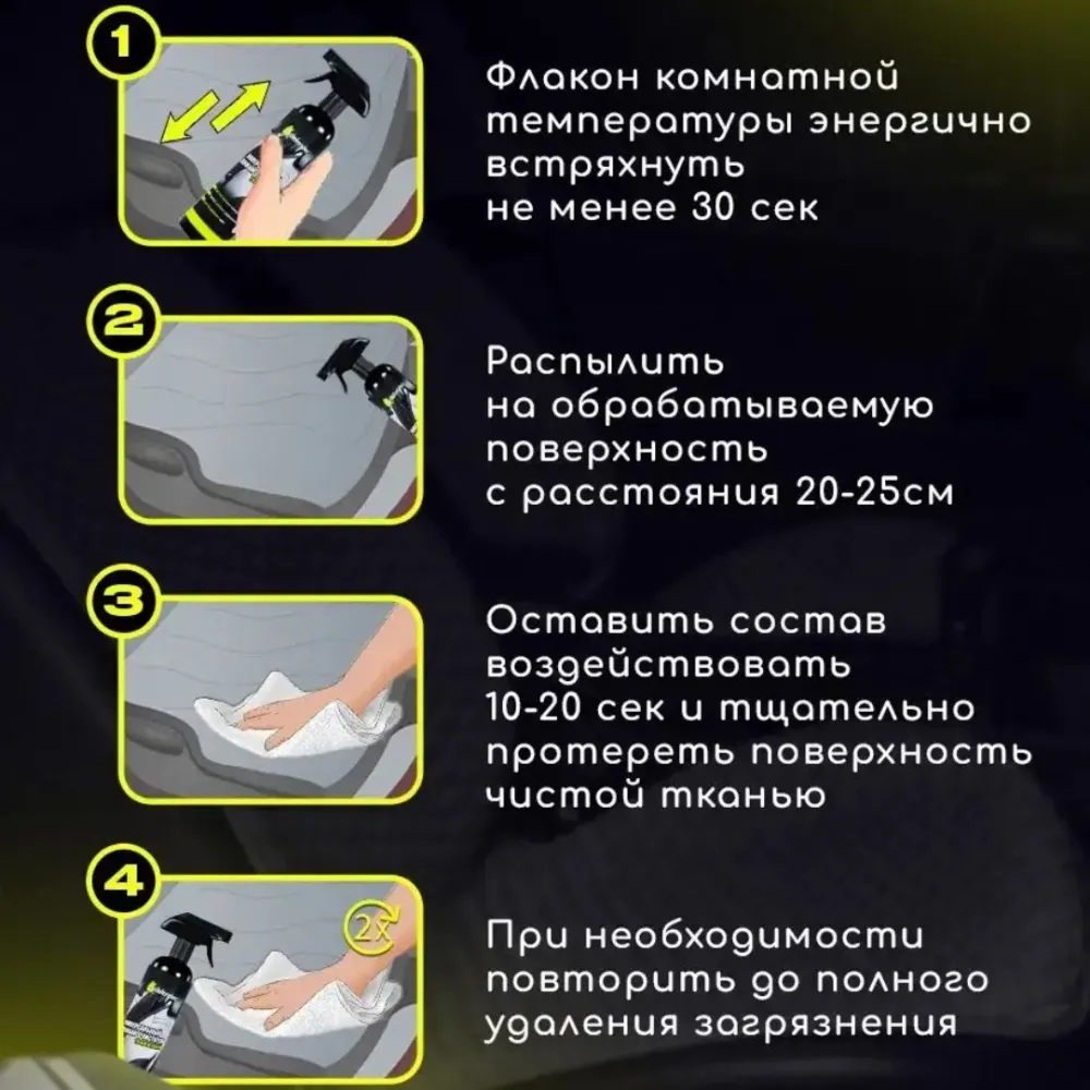 Cредство для очистки авто