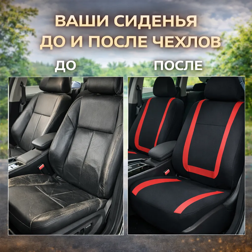 Универсальные чехлы на сиденье 