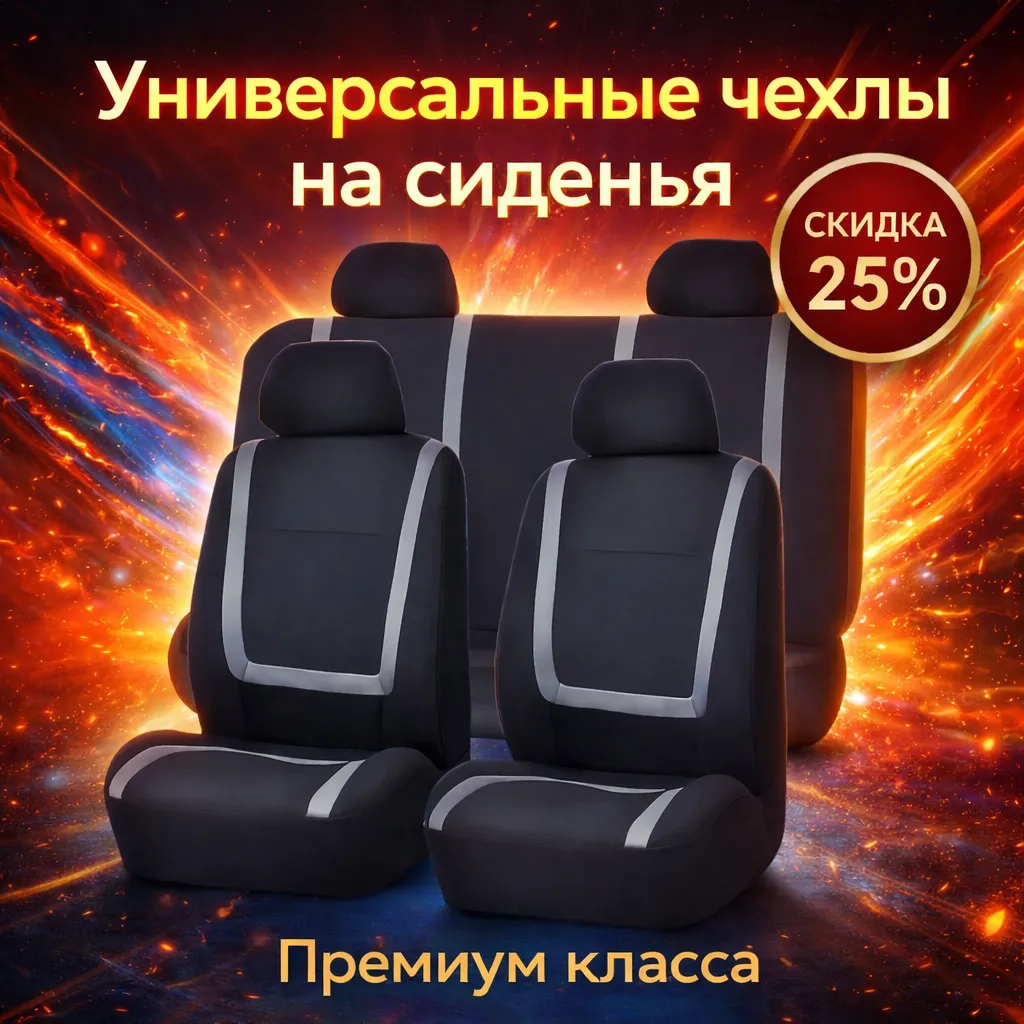 Универсальные чехлы на сиденье 