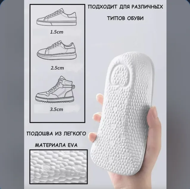 Ортопедические стельки с поднятием стопы