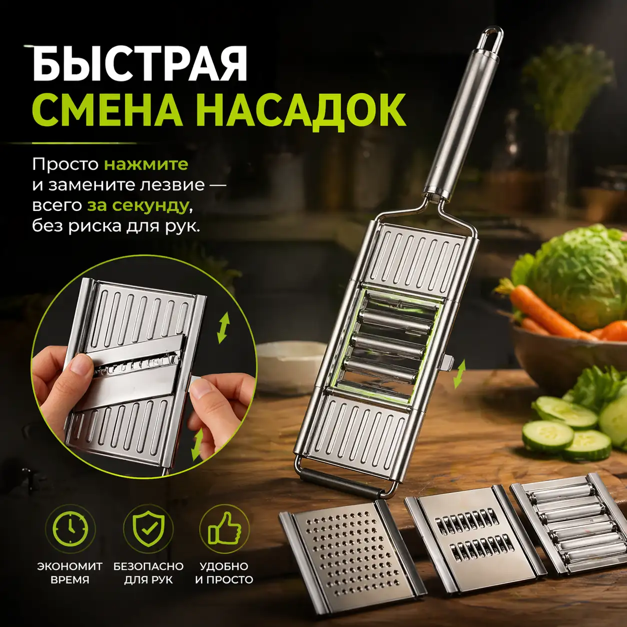 Быстрая смена насадок
