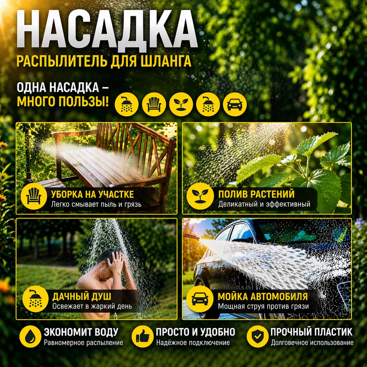 Насадка для шланга