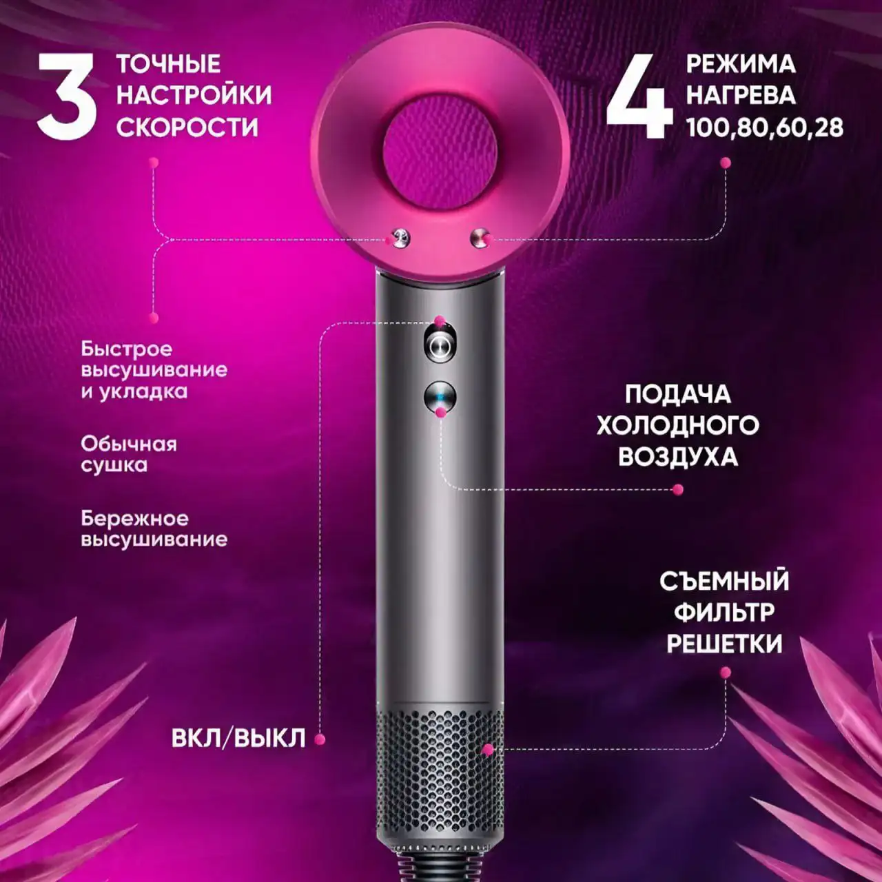 Разные режимы нагрева