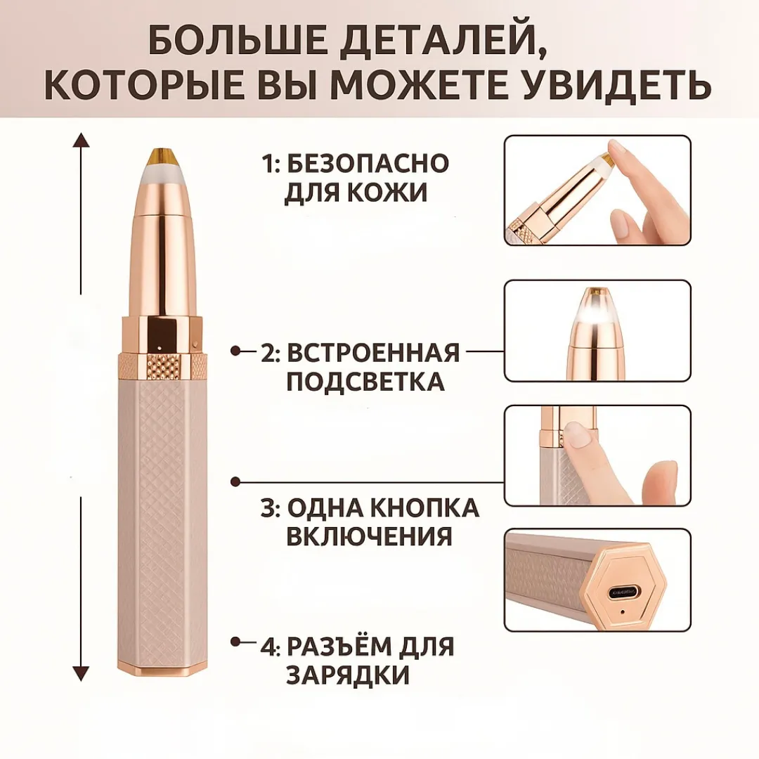 Эпилятор 4в1 для всего тела