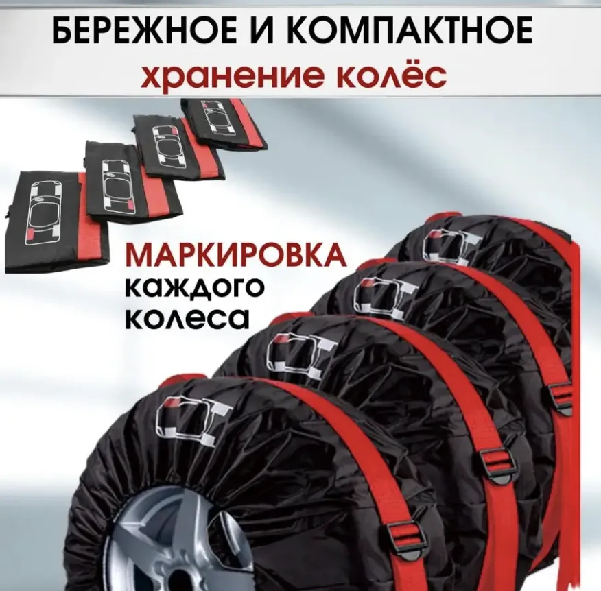 Чехлы для колес зимняя/летняя резина