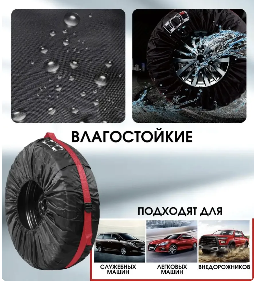 Чехлы для колес зимняя/летняя резина