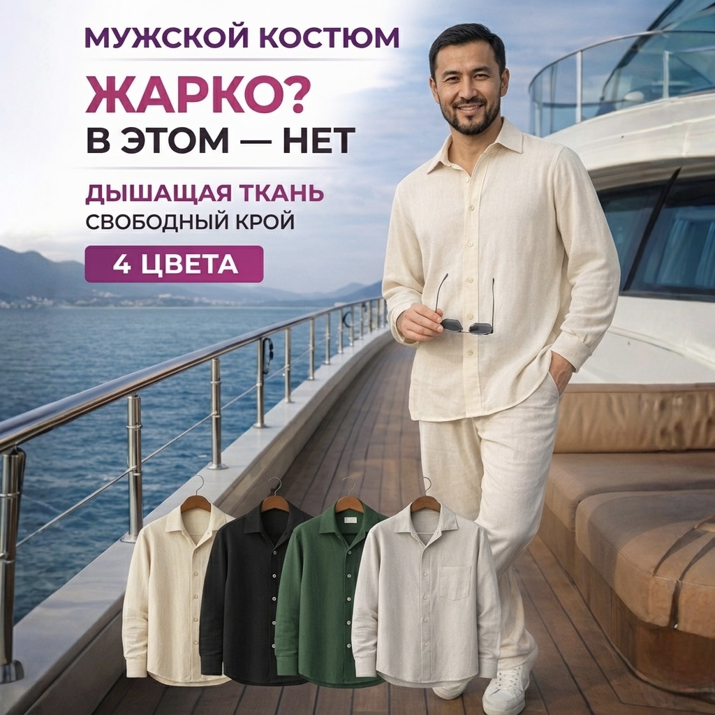 Костюм спортивный мужской оверсайз