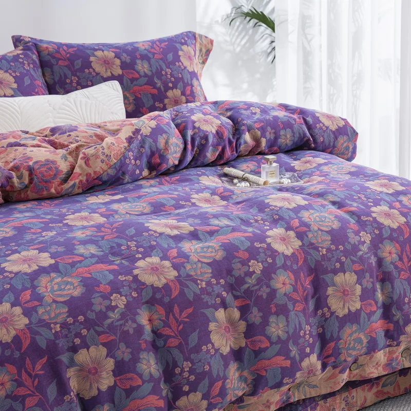 Постельное бельё с узорами (жаккард)