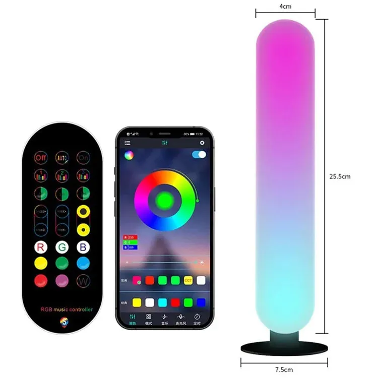 Colored lamps