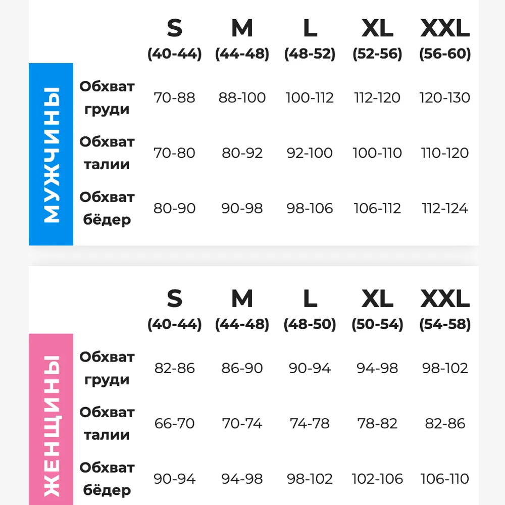 Термобельё мужское и женское