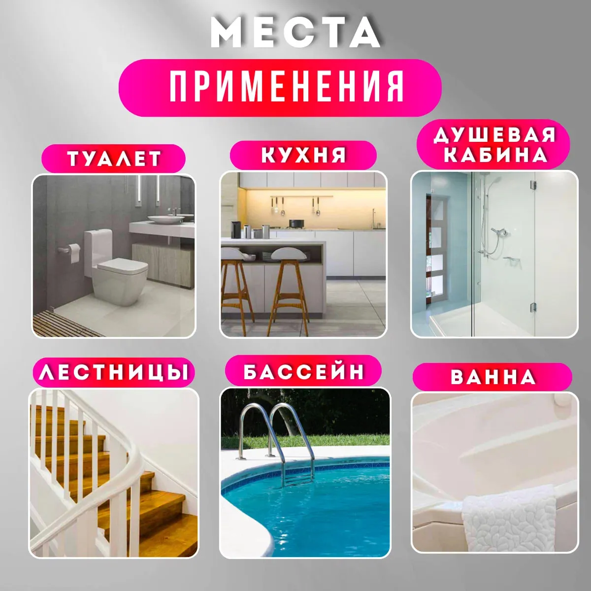 Противоскользящие полоски в душ
