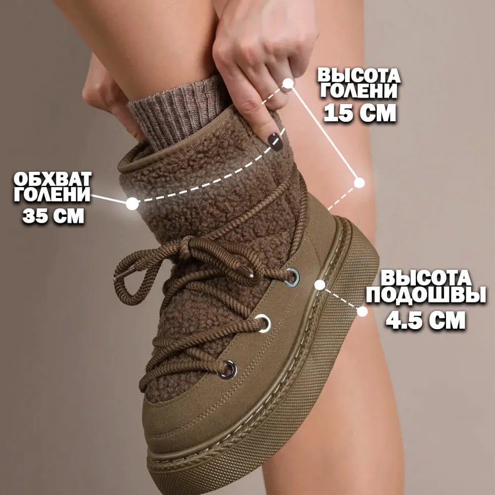 Женские зимние ботинки "Furry"