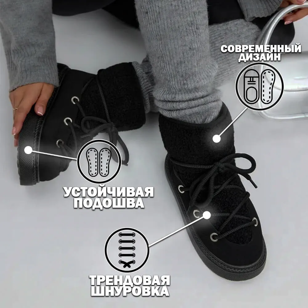 Женские зимние ботинки "Furry"