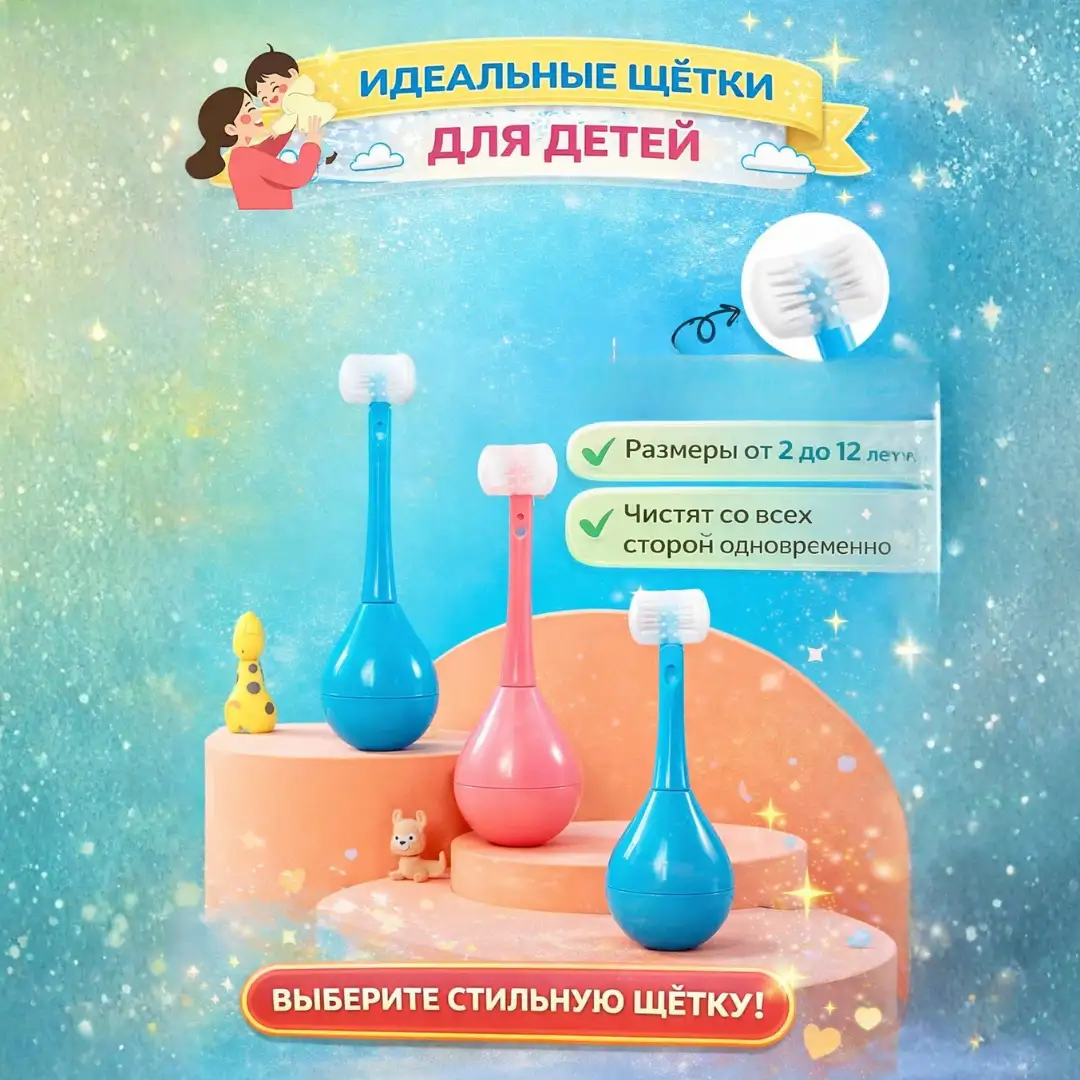 Чистые зубки без слёз и уговоров